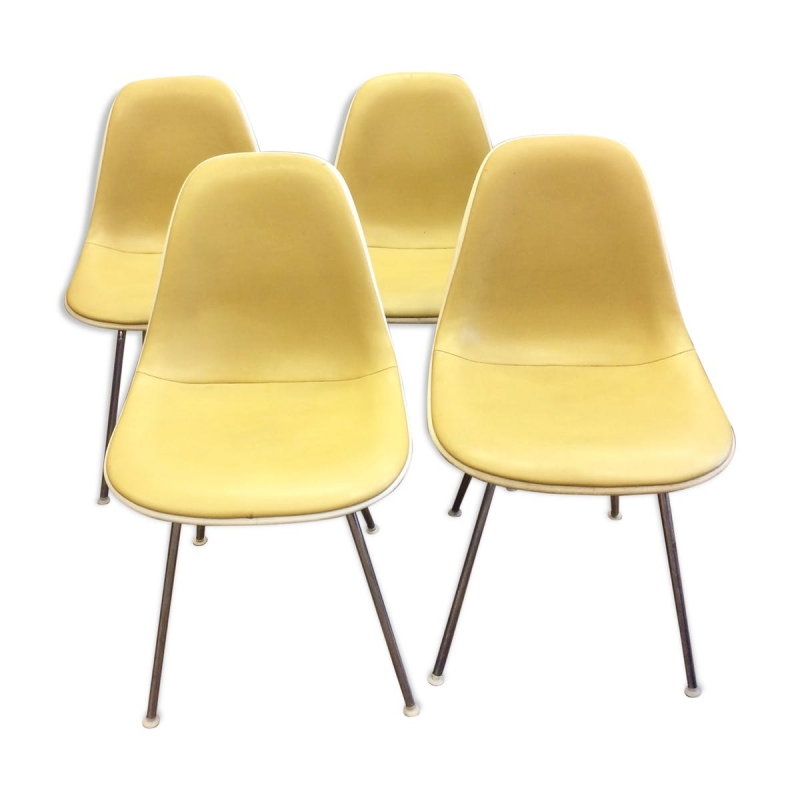 Lot de chaises Charles & Ray Eames Edition Herman Miller et Vitra année 70